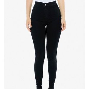 Black Easy Jeans American Apparel XS
